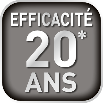 Efficacité 20 ans